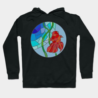 Stained glass goldfish Hoodie